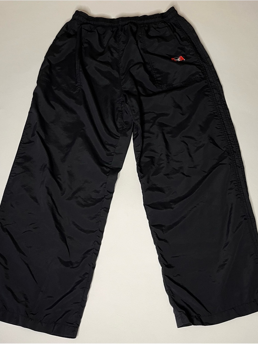 ATA Martial Arts Black Nylon Pants Mens Size L